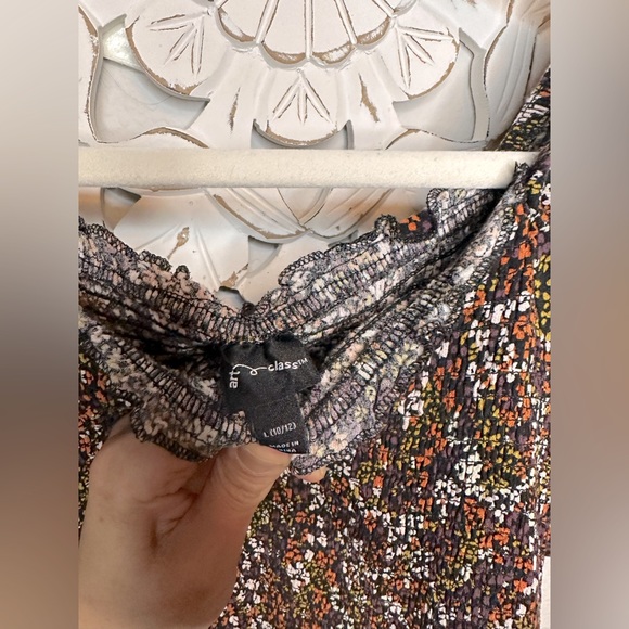 Girls maxi romper with off the shoulder sleeves  size large youth! Spot clean - Picture 5 of 5